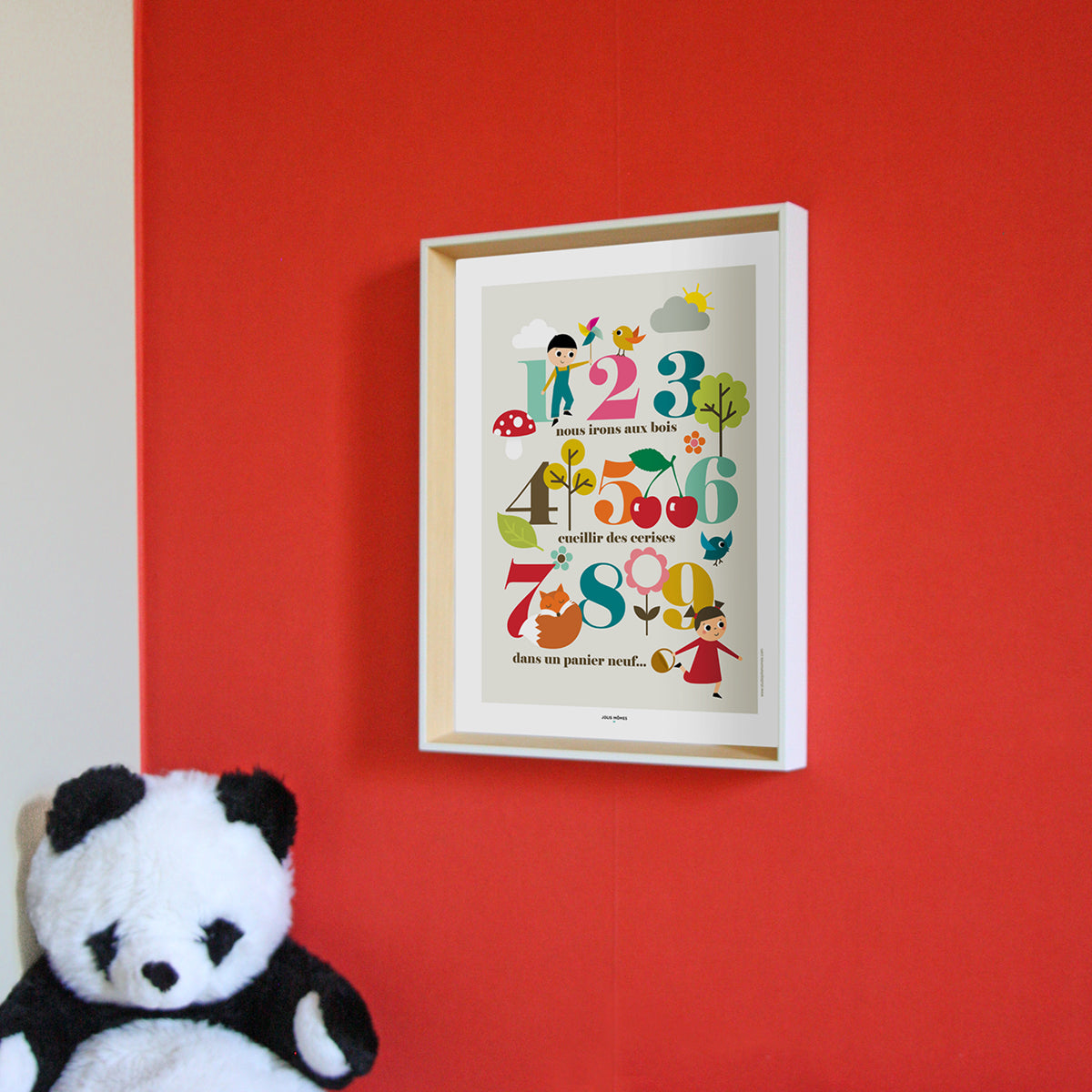 Affiche 1,2,3 nous irons aux bois...