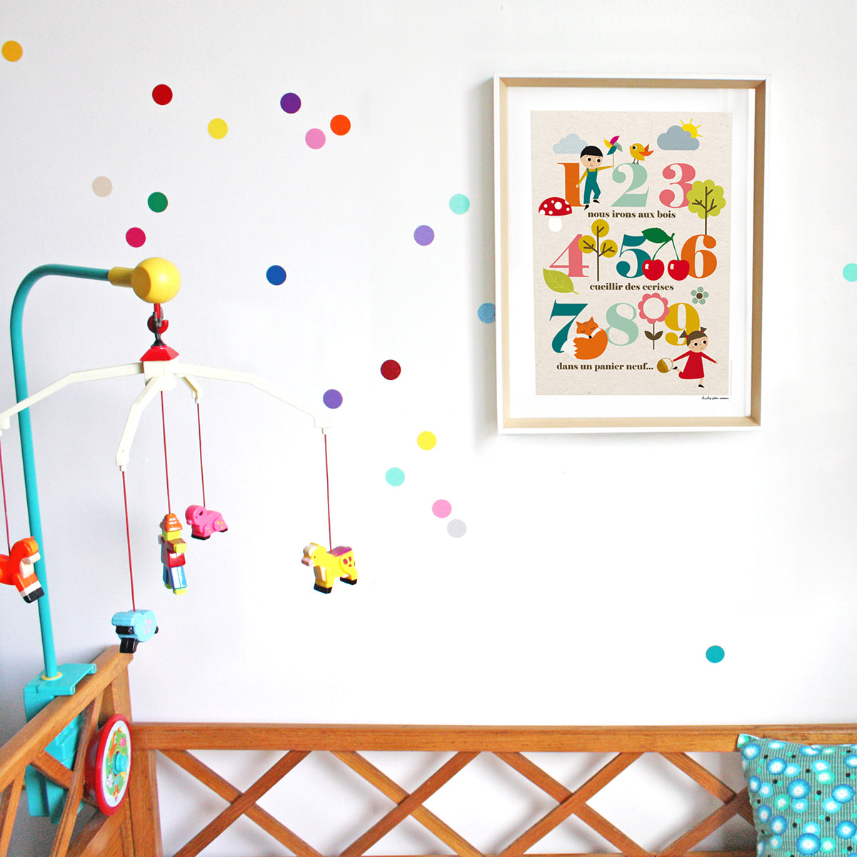 Affiche 1,2,3 nous irons aux bois...