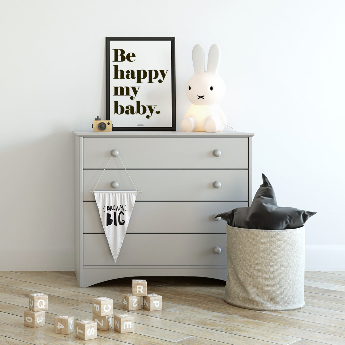 Affiche Be happy my baby